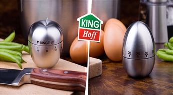 Ideāls rīks tavā virtuvē! KingHoff virtuves taimeris no nerūsējoša tērauda!