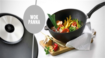 PIEGĀDE VISĀ LATVIJĀ! King Hoff Wok panna daudzveidīgu, gardu un veselīgu ēdienu pagatavošanai!