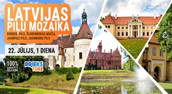 Незабываемая однодневная поездка! Мозаика из красивейших Латвийских замков!