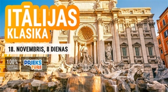 Itālijas Klasika! Prāga - Boloņa - Roma - Vatikāna - Florence - Piza - Venēcija! 8 dienas!