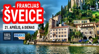 Francijas Šveice! Drēzdene - Montre - Veve - Ženēva - Lozanna - Nirnberga! 6 dienas!