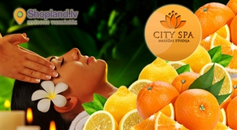 City SPA: СПА ритуал с маслами цитрусов на 1 или 2 персоны. Получи заряд витамнов!