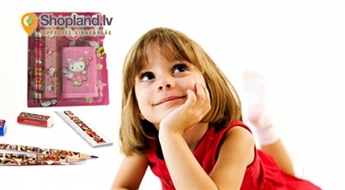 Hабор канцелярских Car или Hello Kitty!
