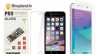 Защитная пленка-стекло для Apple iPhone и Samsung телефонов (0.26mm/2.5D)