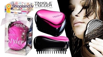 Inovatīvā TANGLE TEEZER Compact Styler ķemme!