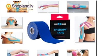 BEST4REHAB kinezio - Кинезиологический тейп разных цветов, 5 см x 5 м!
