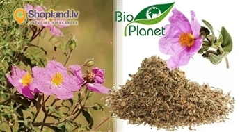 Cistus incanus auga lapas kaltētā veidā pret ērču pārnēsātām slimībām (125 g)