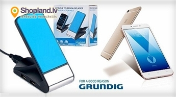 Yниверсальное зарядное устройство USB GRUNDIG с противоскользящим ковриком