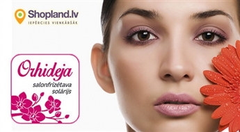 Salons Orhideja: Глубокая механическая чистка лица + пилинг + маска косметикой ANNA LOTAN