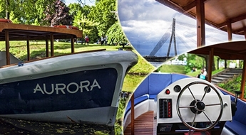 Kuģis AMBER RĪGA vai AURORA: 1 h Vecpilsētas panorāmas reiss pa Daugavu + kanālu