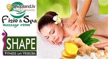 Activ & SPA: Трех часовой SPA ритуал Имбирь в Риге или Вентспилсе