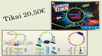 Конструктор - извилистая на 360° железнодорожная трасса LUMINOUS TRACK 3 in 1