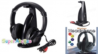 Daudzfunkcionālās bezvadu austiņas Wireless Headphone