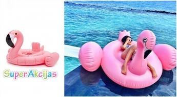 ХИТ СЕЗОНА! Надувная игрушка для бассейна Flamingo Island