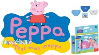 Детские трусики "Peppa" (3 шт.) из 100% хлопка