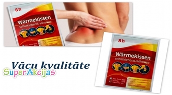 Sildošs plāksteris pret muskuļu sāpēm. Vācu kvalitāte!
