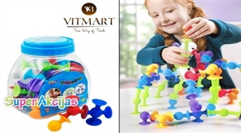 НОВИНКА! Конструктор – присоска Fun Little Sucker. Можно играть даже в ванной или машине!