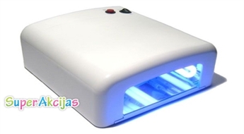 Profesionāla UV-lampa 36W gēla nagu žāvēšanai ar taimeri