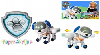 Figūriņa "Kucēnu patruļa" Robo Dog, kas šauj