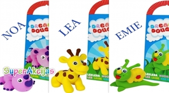 Jautras dzīvnieku figuriņas no plastilīna Dream Dough