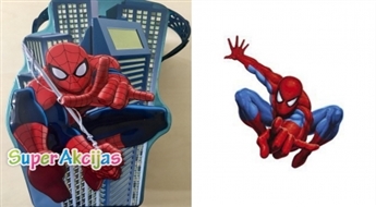 Metālā kaste mantu glabāšanai "Spider Man"