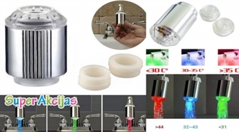 Светящаяся насадка на кран с LED подсветкой Faucet Light