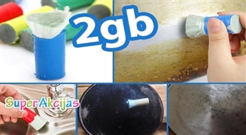 Brīnum stienis rūsējuma un metāla netīrumu likvidēšanai (2 gb.)