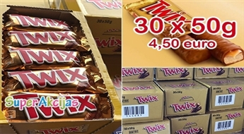 Только сегодня!! Шоколадки TWIX, 50 g (30 штук) 4,50 euro!!!