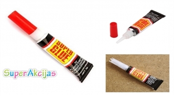 Šķidra superlīme (4 gab.) jebkuriem materiāliem - acumirklīga iedarbība!