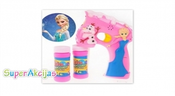 Ziepju burbuļu pistolis Frozen