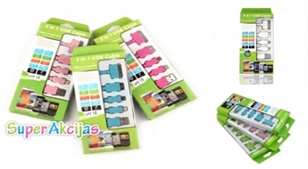 Universālais USB lādētājs (5 in 1)