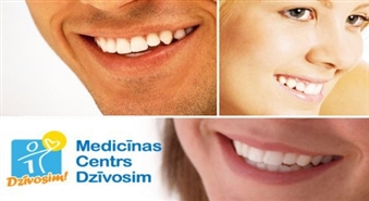 Profesionālā  zobu un mutes dobuma higiēna + zobu stāvokļa diagnostika ar 50% atlaidi!