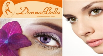 Uzacu krāsošana un korekcija skaistumkopšanas salonā "Donna Bella" Jelgavā ar 50% atlaidi!