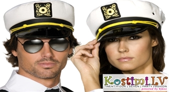 Jūrnieku cepure karstām vasaras ballītēm no ballīšu interneta veikala Kostimi.lv ar 52% atlaidi!