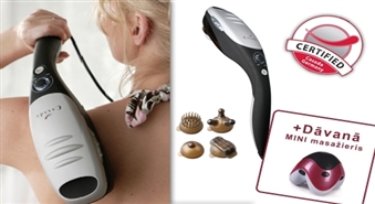 Masāžas aparāts TAPPYMED II + dāvanā MINI MASSAGER ar 50% atlaidi!