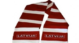 Latvijas Fanu šalle sasildīs visus sporta fanus tikai par 5,50 Ls