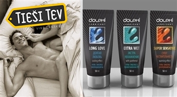 Комплект лубрикантов Dolphi - 3x SUPER SENSITIVE или 3x LONG LOVE