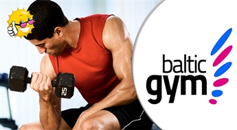 Неограниченный Baltic Gym 1 месячный или 3 месячный абонемент для посещения тренажерного зала