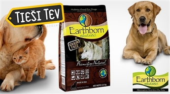 ASV ražota EARTHBORN HOLISTIC Primitive Natural augstākās kvalitātes suņu barība bez konservantiem