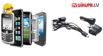 Universālais USB lādētājs (10 vienā)