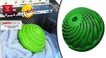Ekoloģiskā un ekonomiskā veļas mazgāšanas bumba Clean Ball  žilbinoši tīrai veļai!