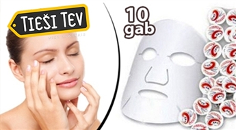 Прессованные маски-таблетки (10 шт.) для лица! Побалуйте свое лицо!