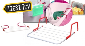 Regulējams veļas žāvētājs Lifetime Clean palīdzēs ietaupīt vietu!