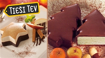 Edeka Winter-eis mix saldējuma eglītes, zvaigznītes, salatēti 500ml vai Cristallo saldējuma zvaigznītes ar āboliem un kanēli