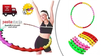 Уникальный домашний массажный обруч HULA HOOP с магнитами для всех, кто желает похудеть и обрести стройную фигуру.