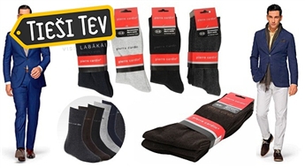 Мужские носки PIERRE CARDIN черного, синего, темно и светло серего цвета (3 пара)