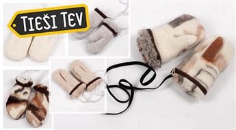Marando: Детские рукавички из натуральной овечьей шерсти