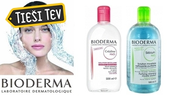 BIODERMA micelārais ūdens dažādiem ādas tipiem un kosmētikas noņemšanai (500 ml)