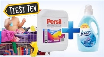Немецкое качество: Концентрат геля PERSIL Professionale line (хватает на 110 стирок) + LENOR (хватает на 58 стирок)