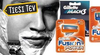 Комплекты бритвенных картриджей GILLETTE Mach 3 или Fusion